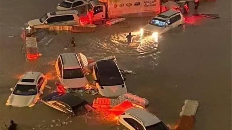 الأعنف منذ 27 عامًا.. أمطار وسيول تضرب الإمارات