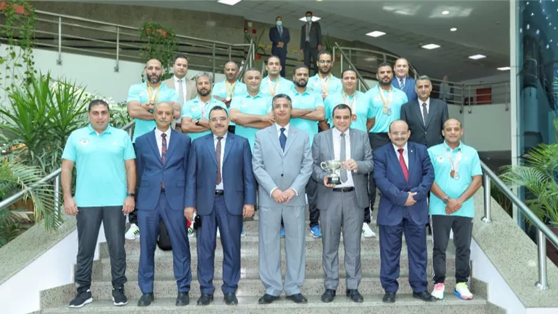شريف فاروق: يكرم فريق البريد للمصارعة بعد حصوله على بطولة العظماء الخمسة الدولية 