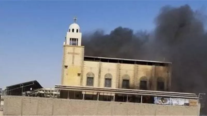 القمص موسى إبراهيم: حريق كنيسة الأنبا بيشوي بالمنيا لم يُوقع ضحايا أو مصابين