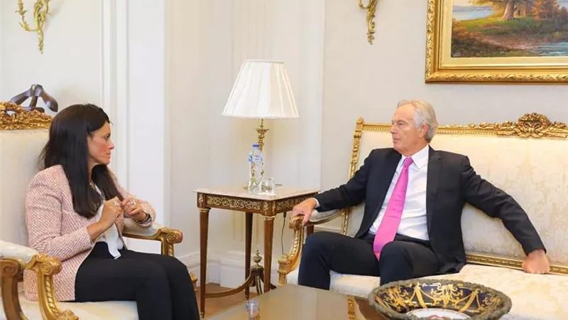 «المشاط» تبحث مع رئيس مؤسسة التغير العالمي دعم برنامج «نُوَفِّي»