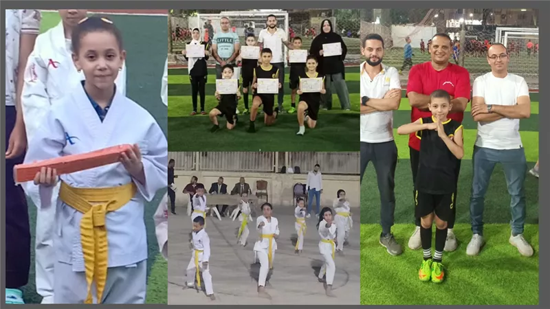 أبطال أكاديمية جولدن فايتر يستعدون لبطولة دوري أفريقيا للوشو كونغ فو 