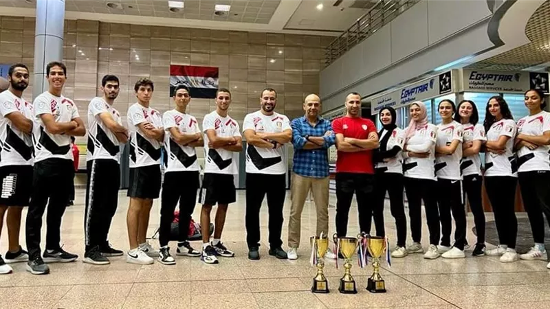 بطلات مصر في التايكوندو يحصدن الميداليات الذهبية في لبنان