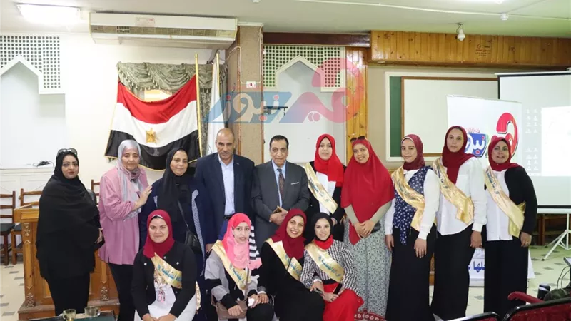 وائل المصري يتحدث في احتفالية اليوم العالمي للمرأة الريفية بـ بني سويف.. فيديو 