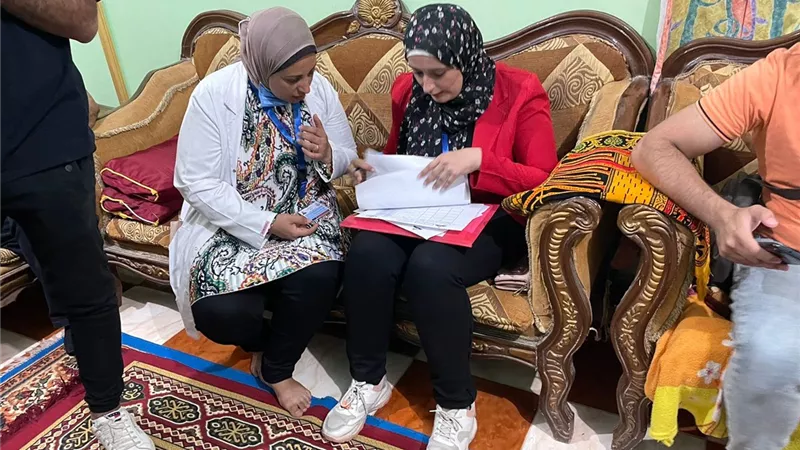 مسح ميداني للفيروسات الكبدية لدى 50 أسرة في طور سيناء