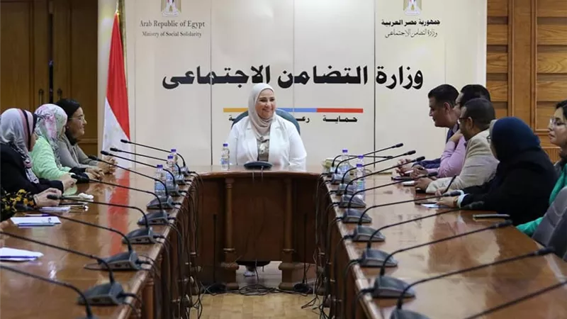 وزيرة التضامن توقع بروتوكول تعاون مع «بصيرة» لذوي الاحتياجات البصرية