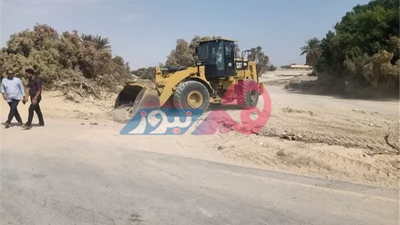 بالصور.. تطهير مخرات السيول في جنوب سيناء استعدادًا لموسم الشتاء