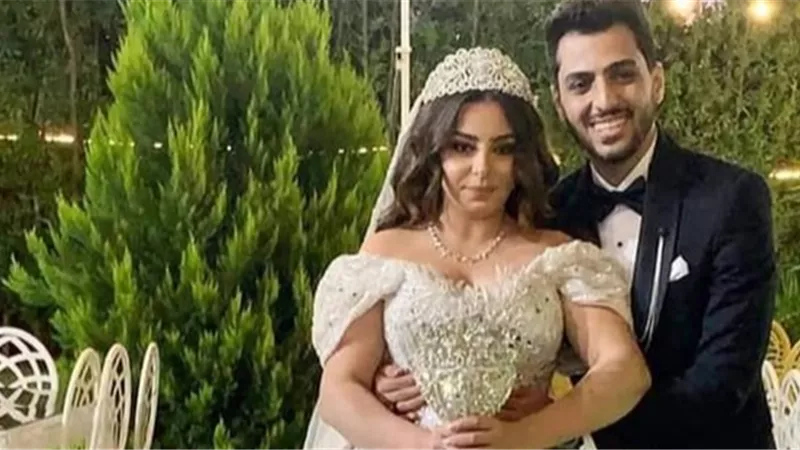 صور | إلهام عبد البديع تحتفل بزفافها إلى وليد سامي