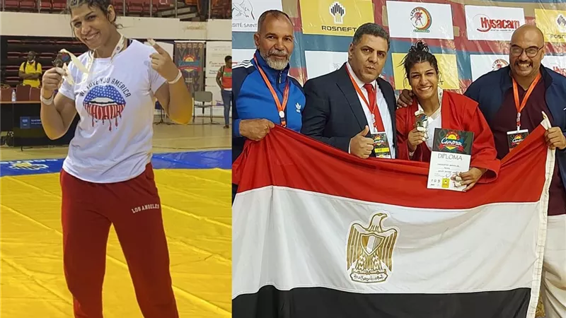 بطلة مصر وإفريقيا تودع كأس العالم للسامبو في قيرغيزستان 