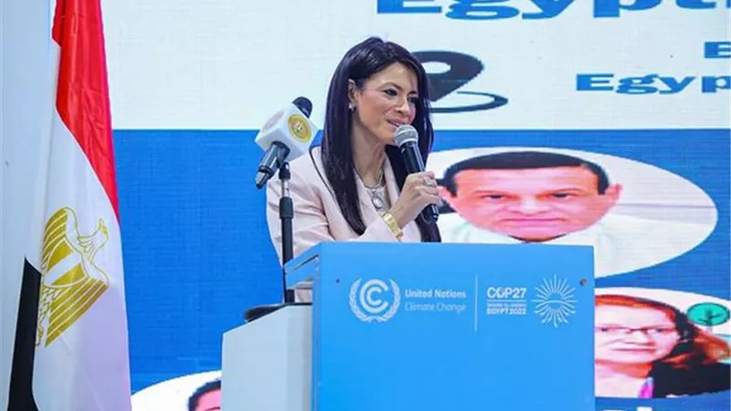 رانيا المشاط تشارك في إطلاق مبادرة المدن المستدامة بمؤتمر المناخ