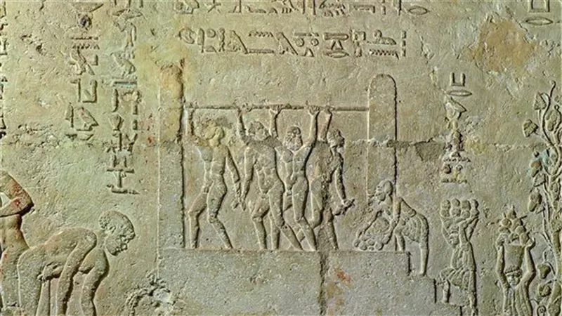 الفراعنة يوثقون صناعة النبيذ من العنب على الجداريات