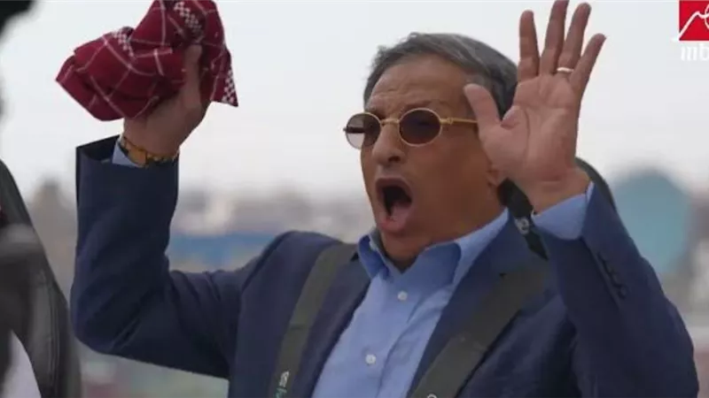  «رئيس نقابة الطبالين» رامز جلال يسخر من مصطفى يونس في 