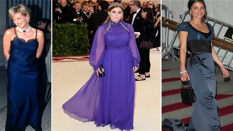 أشهرهن الأميرة ديانا| أزياء نساء العائلات الملكية في «ميت جالا Met Gala»