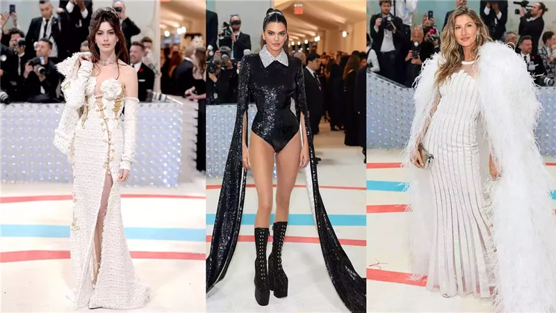 آن هاثاوي بفستان مثير| أفضل إطلالات النجمات بحفل Met Gala