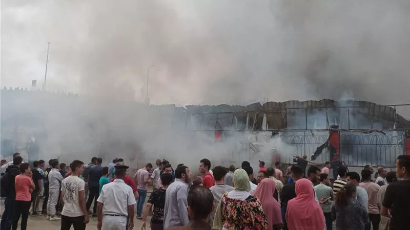 مبادرة لمساعدة متضرري حريق معرض شباب مصر في بني سويف