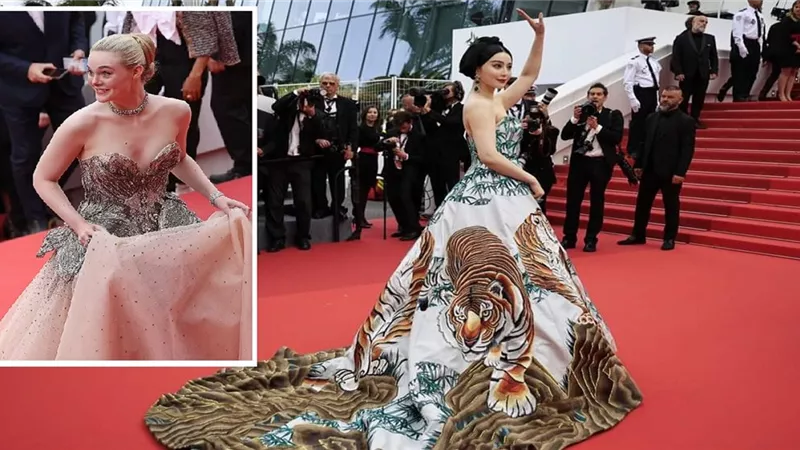 أجمل إطلالات النجمات في مهرجان كان السينمائي الـ 76 على رأسهم «إيل فانينج»
