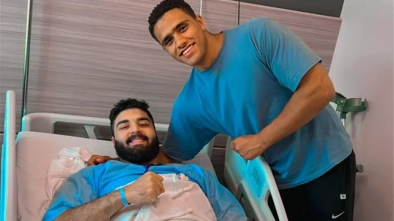 جراحة ناجحة للاعب أدهم ساري بطل المصارعة الحرة بعد إصابة الرباط الصليبي