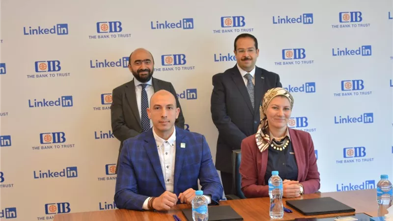البنك التجاري الدولى - مصر CIB يوقع مذكرة تفاهم مع منصة LinkedIn التعليمية