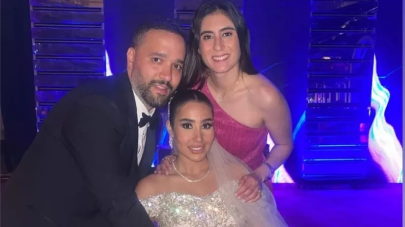 جميلات الإسكواش يشعلن حفل زفاف مريم متولي (صور)