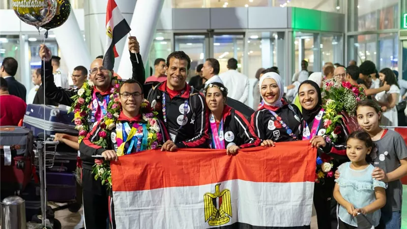 استقبال حافل من المصرية للاتصالات WE لأبطال بعثة الأولمبياد الخاص المصري