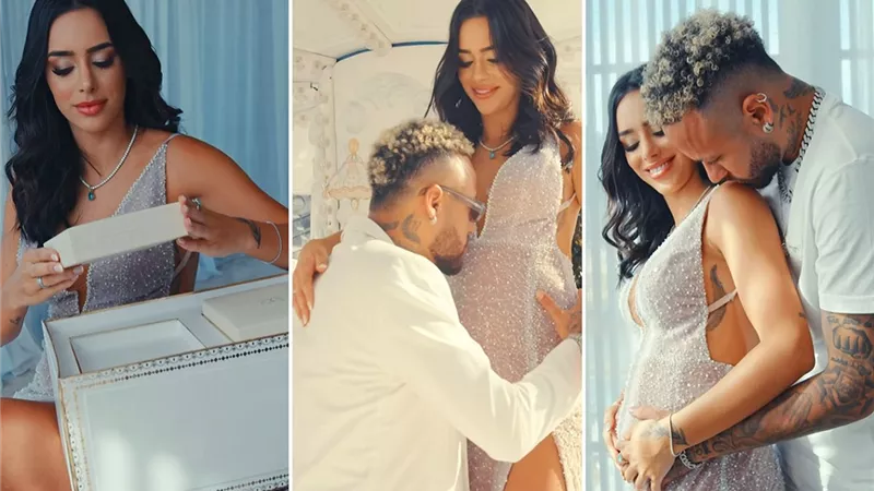 البرازيلي نيمار يعلن جنس طفله المنتظر من صديقته بعد إعتذاره عن الخيانة 