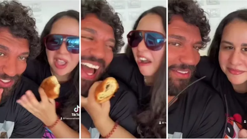 فيديو طريف بين حسن الرداد وإيمي سمير غانم يشعل السوشيال ميديا ( فيديو) 
