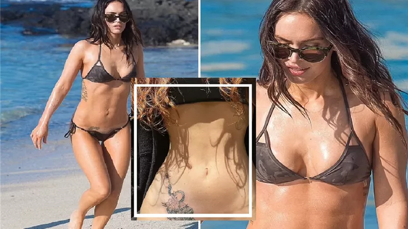 بعد الطلاق.. ميجان فوكس تخفي وشم اسم زوجها السابق وتستبدله بثعبان أسود 