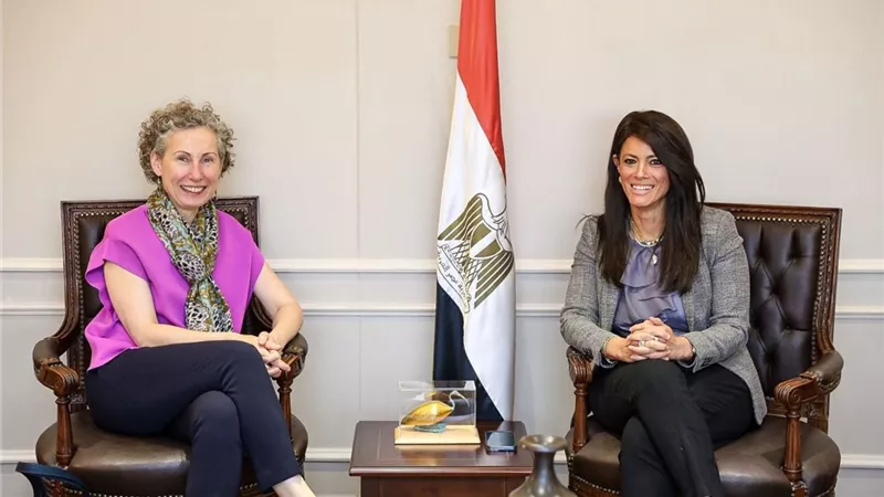 رانيا المشاط وزيرة التعاون الدولي تلتقي بنائبة رئيس مؤسسة التمويل الدولية للدعم المؤسسي