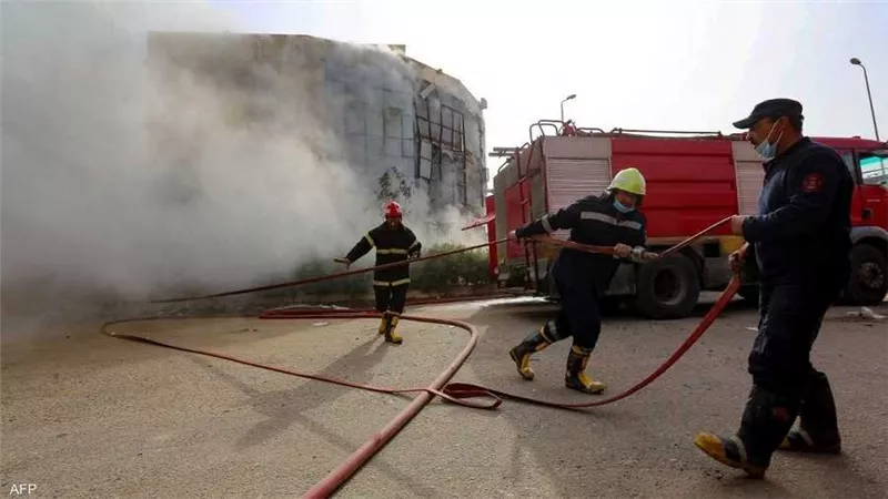 حريق جديد يلتهم مول شهير في مطروح بسبب ماس كهربائي