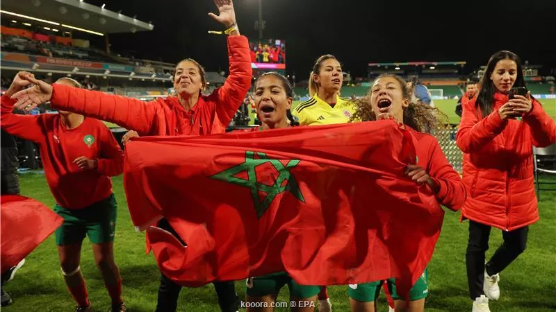 احتفالات جنونية للاعبات المغرب بعد التأهل التاريخي في كأس العالم للسيدات 2023 (فيديو)