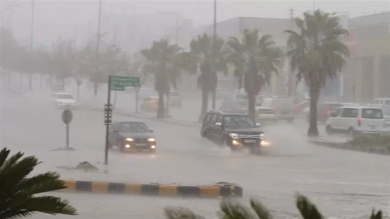 أمطار رعدية من السبت للأربعاء على هذه المناطق بالسعودية