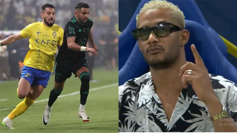تعليق كوميدي من مدحت شلبي على حضور محمد رمضان مباراة الأهلي والنصر (فيديو)