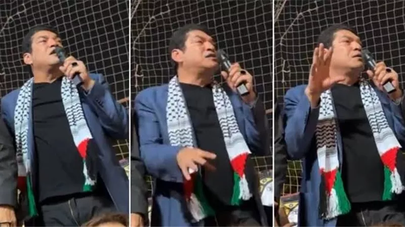 باسم سمرة حديث منصة «إكس» عقب تبرعه لأهالي غزة 