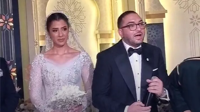 أحمد ثروت يحتفل بعقد قرانه على لمى الشواربي وسر إلغاء حفل الزفاف (صور)