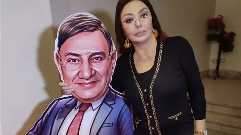 نبيلة عبيد تحيي ذكرى وفاة مفيد فوزي بصورة ورسالة خاصة