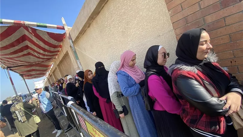 توافد نسائي غير مسبوق على لجنة شهداء بور سعيد 