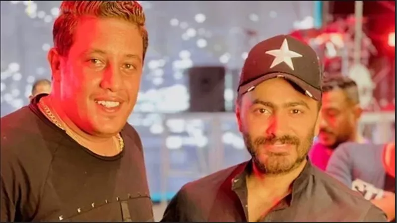 حمو بيكا يوجه رسالة إلى تامر حسني  بعد سبوع ابنته