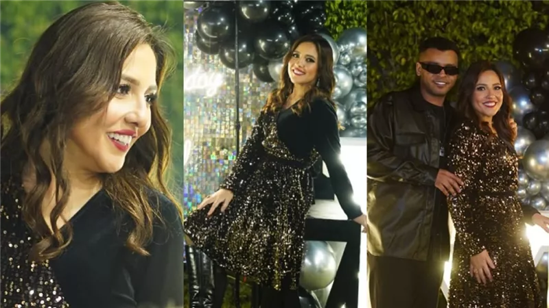 مي كساب توجه رسالة رومانسية لزوجها أوكا بعد مفاجأة عيد ميلادها (صور)