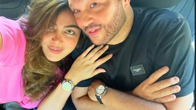 زوج ريهام حجاج يوجه لها رسالة رومانسية والجمهور: كيادين (فيديو)