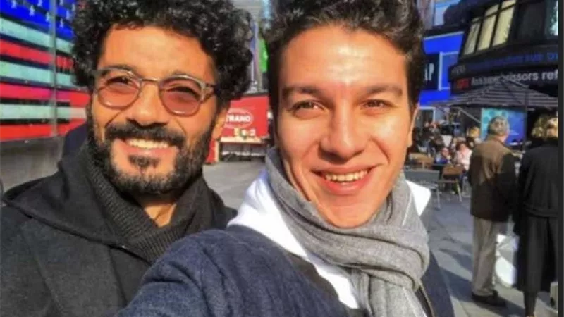 فيديو طريف يجمع خالد النبوي وابنه نور في كواليس إمبراطورية ميم