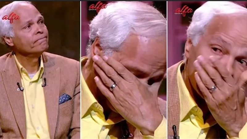 محمود عامر يبكي على الهواء بعد زواجه بعشر أيام (فيديو)
