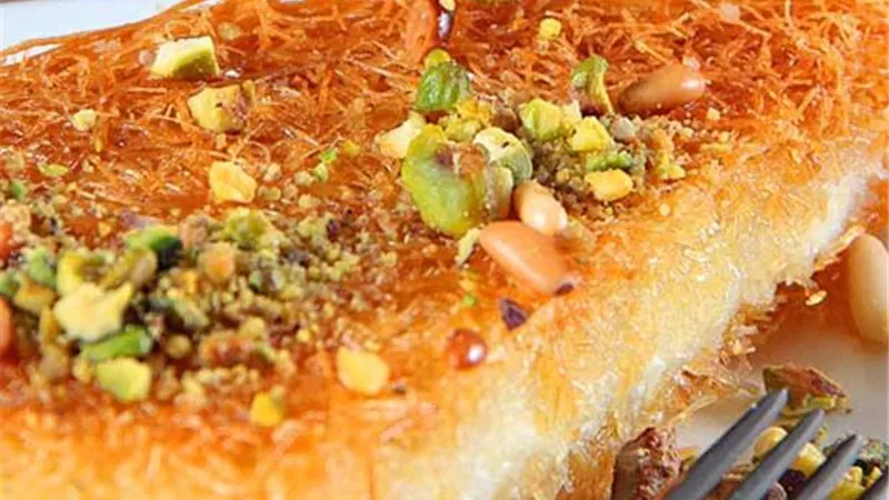 طريقة عمل الكنافة العثمالية من المطبخ التركي 