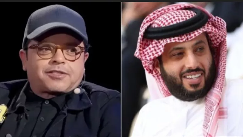 تركي آل الشيخ يروج لمسرحية محمد هنيدي «ميوزيكال سكول»