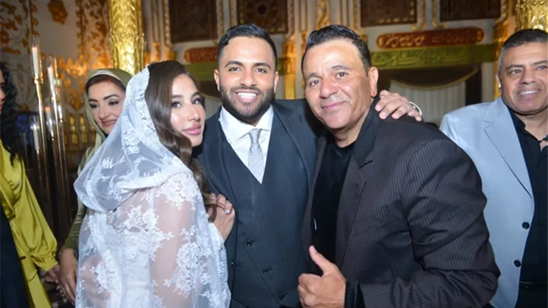 مشاهد من عقد قران نجل الفنان محمد فؤاد (صور)