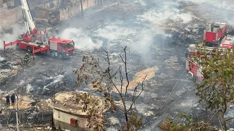 5 أخبار فنية لا تفوتك أهمها كواليس نجاة فريق المعلم من حريق استوديو الأهرام
