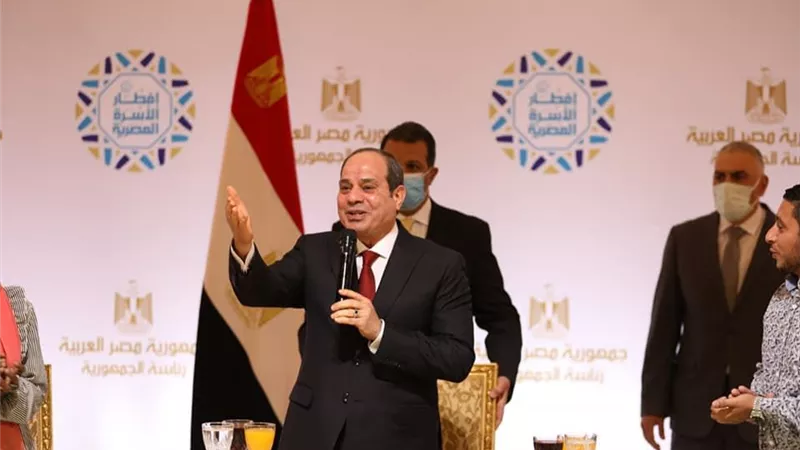 نص كلمة الرئيس السيسي في حفل إفطار الأسرة المصرية