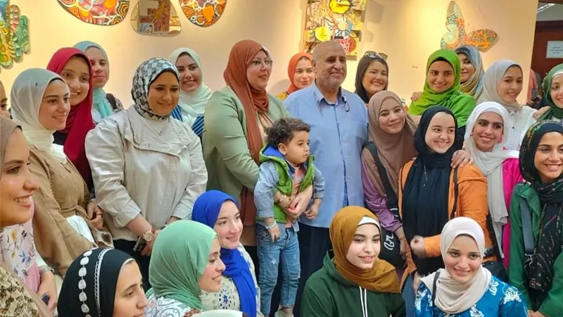 معرض «لمسة ديكور» يستعرض مواهب الطلاب الإبداعية بنوعية طنطا