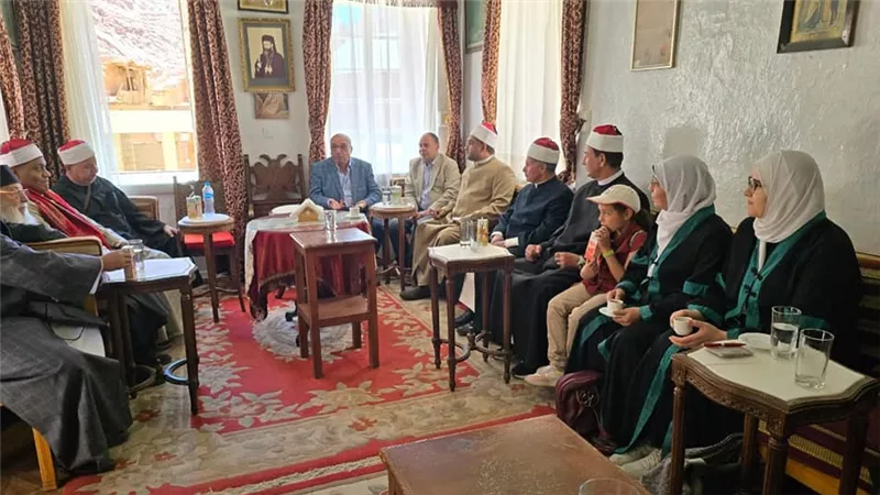  أئمة وواعظات جنوب سيناء يزورون سانت كاترين (صور)